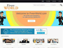 Tablet Screenshot of fiverrworld.com